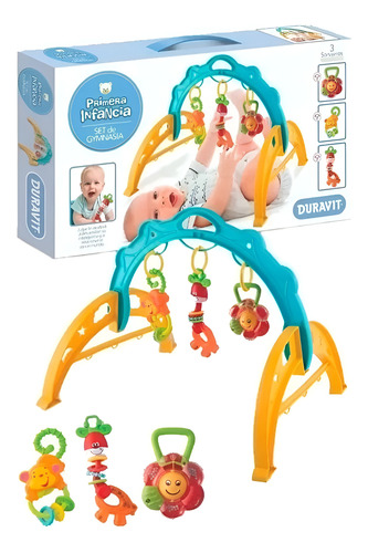 Gimnasio Para Bebes Duravit Con Sonajeros Desmontables Blanco