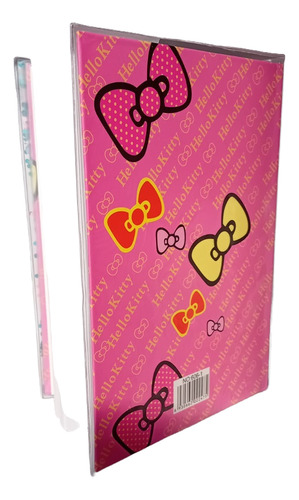 Hello Kitty Cuaderno Con Tapa Con Brillitos Moviles 21x15cm - Image 3