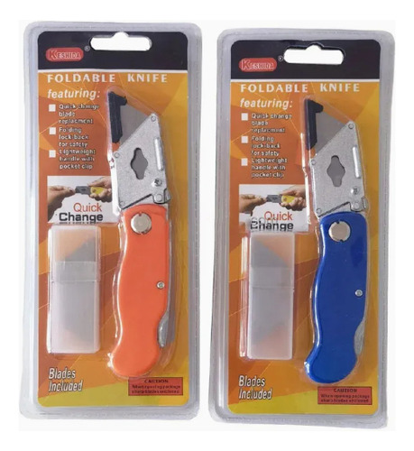 Cutter Trincheta Plegable Con Repuestos - Image 3