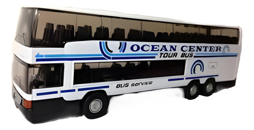 Micro A Escala Welly Mercedes-benz Mbo404dd 1/64 Pullback Ab - Imagen 4