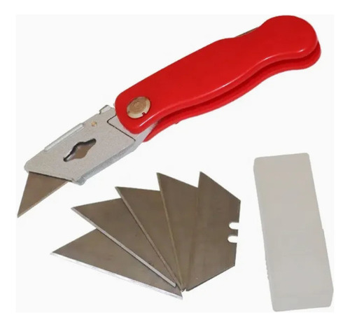 Cutter Trincheta Plegable Con Repuestos