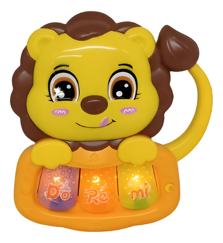 Leon Pianito Musical Para Bebes Jyftoys Amarillo