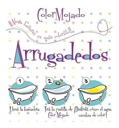 Pastillas X3 Color Mojado Arrugadedos Para Teñir El Agua - Imagen 3