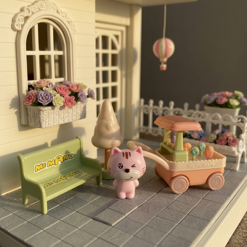 Meow Meow Set Carrito De Helados Gatito - Sweet Home Casita - Image 3