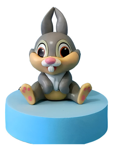 Figura Coleccionable Conejo Gris Disney Tambor De Bambi