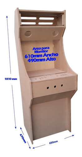 Mueble Arcade Modelo Pie03 Miarcade Argentina - Image 3