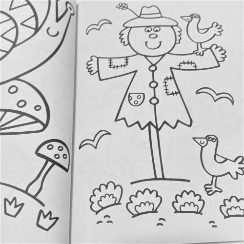 Libro Divertite Pintando Animales De Granja Crayones Forma - Image 4
