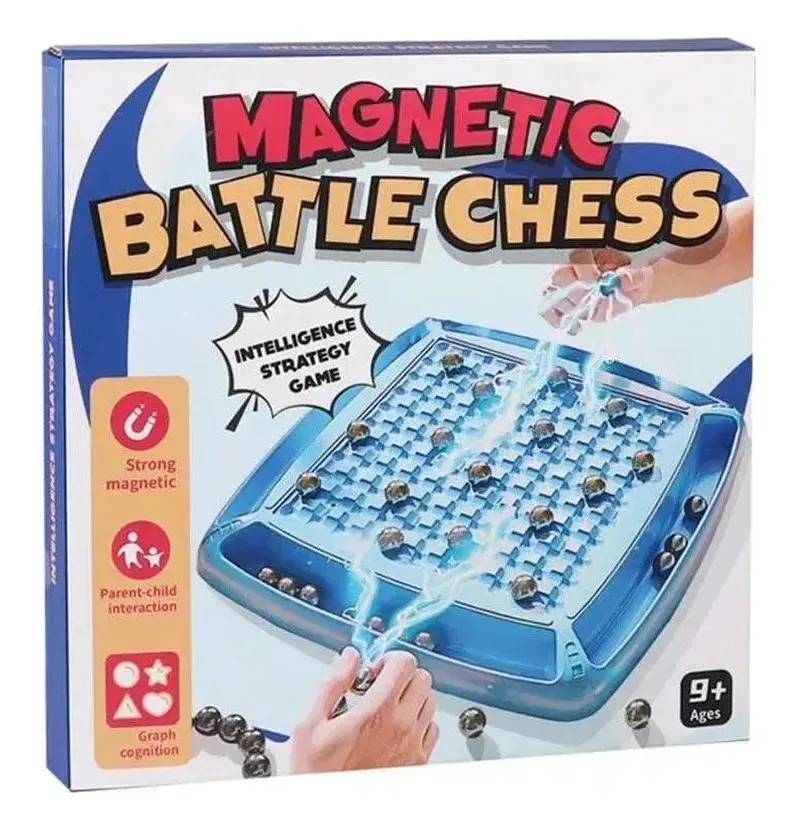Magnetic Battle Chess Juego Imanes Magnetico Bolitas