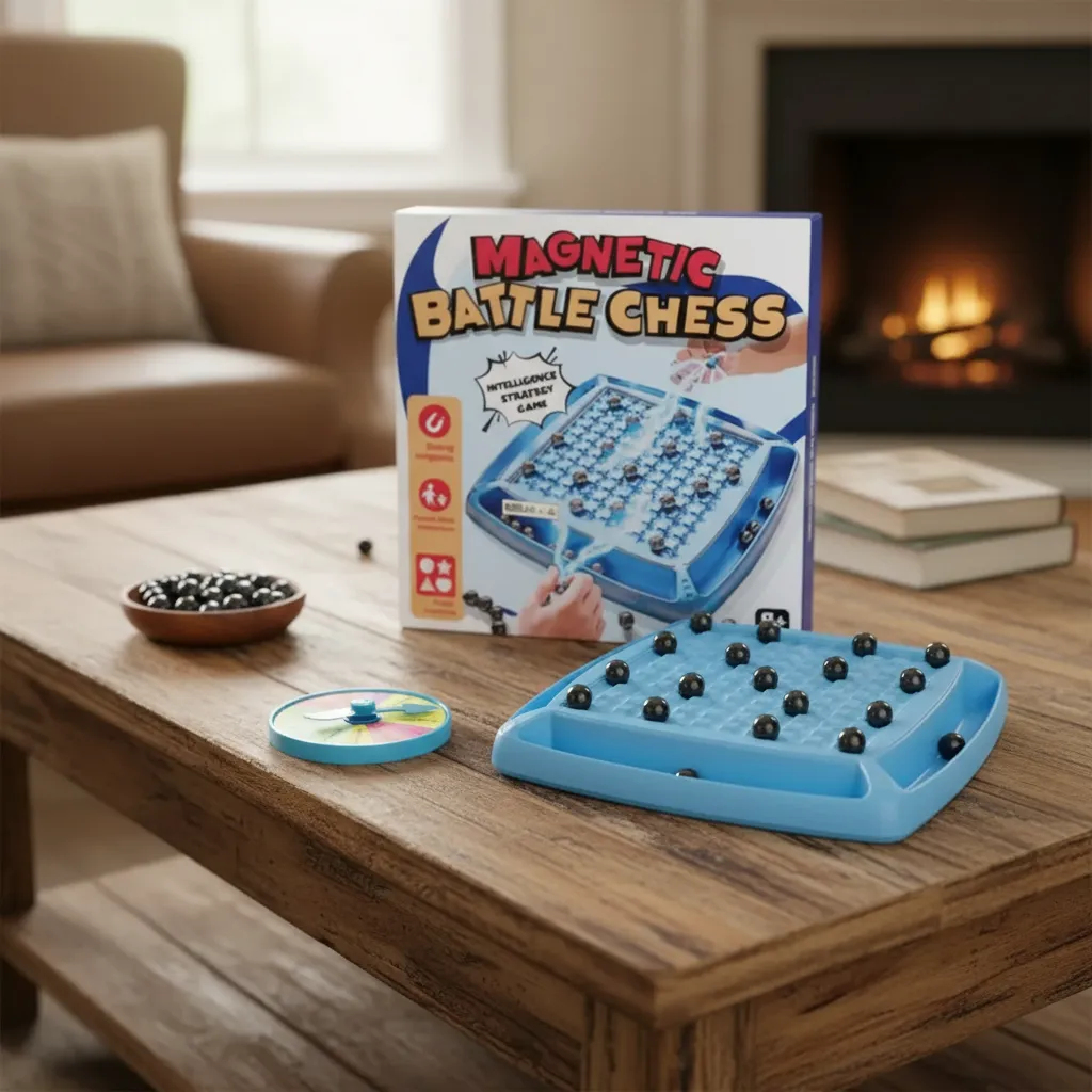 Magnetic Battle Chess Juego Imanes Magnetico Bolitas - Imagen 5
