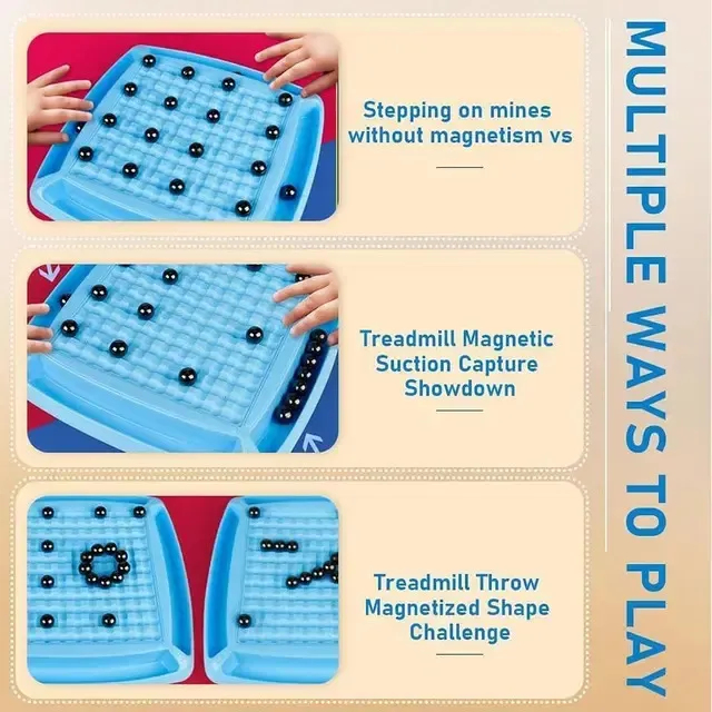 Magnetic Battle Chess Juego Imanes Magnetico Bolitas - Imagen 3