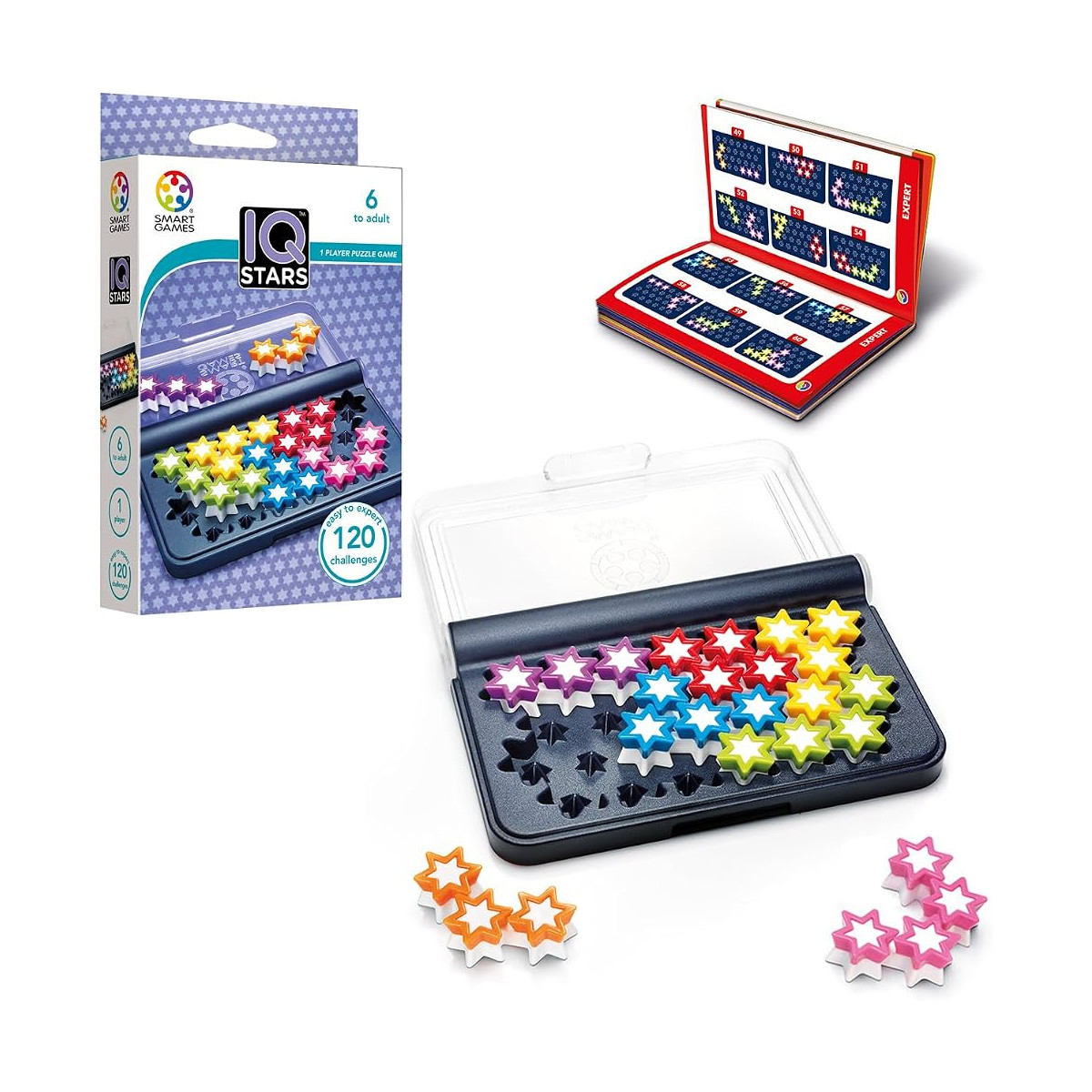 Juego De Ingenio Iq 120 Desafíos Puzzle Lógica Star Estrella